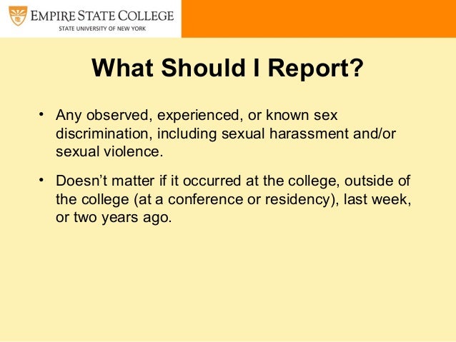 student orientation on sexual harassment Student orientation on sexual harassment